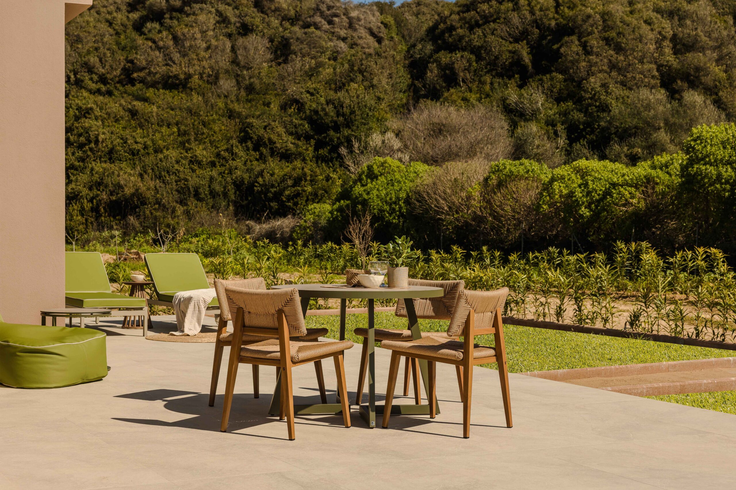 Footprints Villa Outdoor Dining Area Footprints Villa Vatsa Kefalonia Outdoor Dining Area
